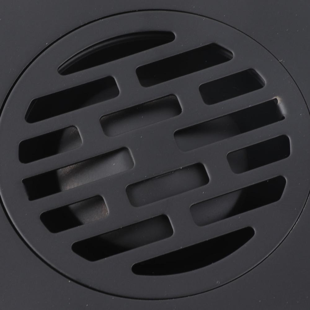Black Shower Drain Odor Proof Sewer Drain Antique Bathroom Drain Balcony
