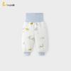 TONGTAI Baby Unisex High-Waist Quilted Long Pants