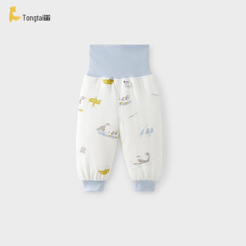 TONGTAI Baby Unisex High-Waist Quilted Long Pants