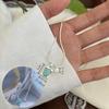 PANJBJ 925 Sterling Silver Mint Green Stone Necklace for Women Geometry Block Sweet Design Special Jewelry Gift Dropshipping
