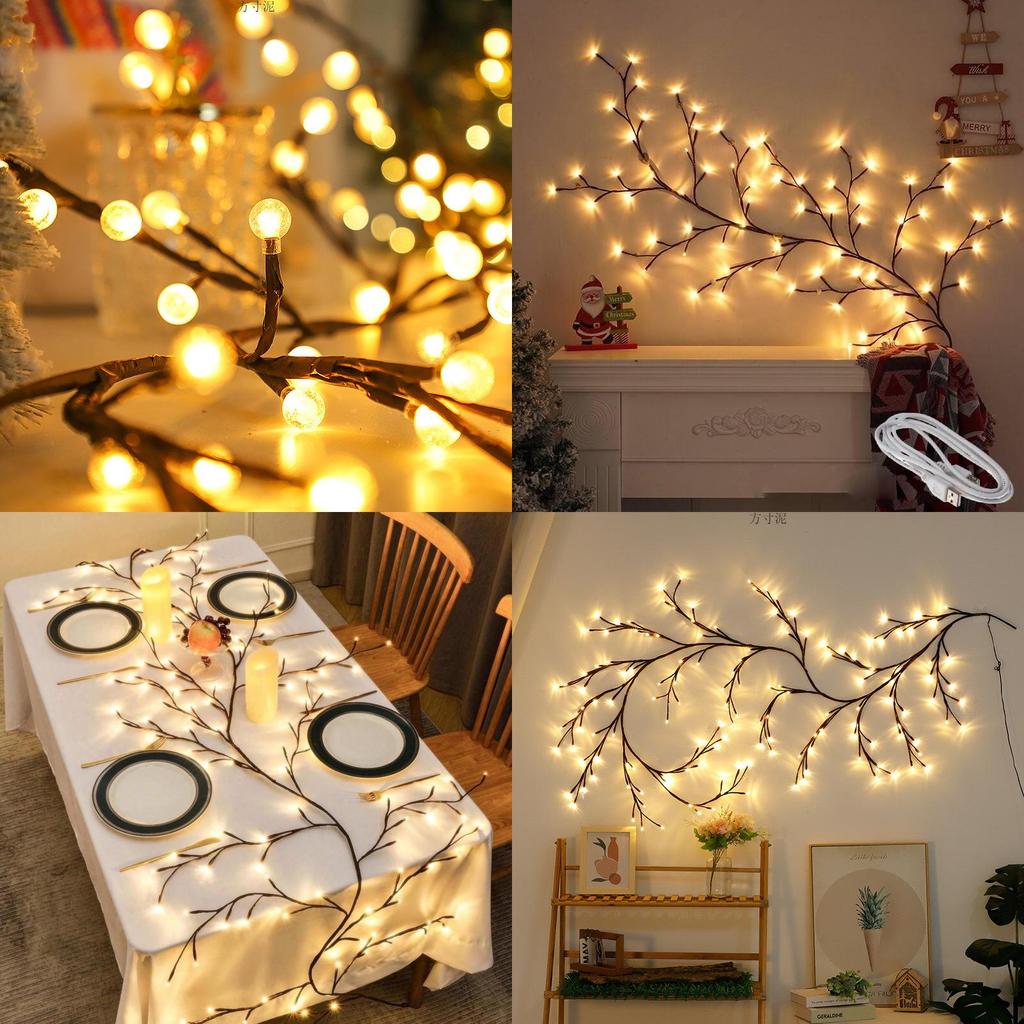 Led String Light Pvc Material Indoor Decor For Bedroom And Living Room Ambiance