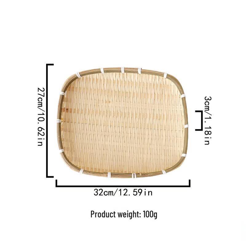 Handwoven Bamboo Food Drying & Storage Baskets