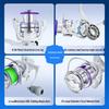 Mini Winter Ice Fishing Rod & Lure Spinning Reel Set - Portable Valve Rod for Sea & Freshwater Angling.