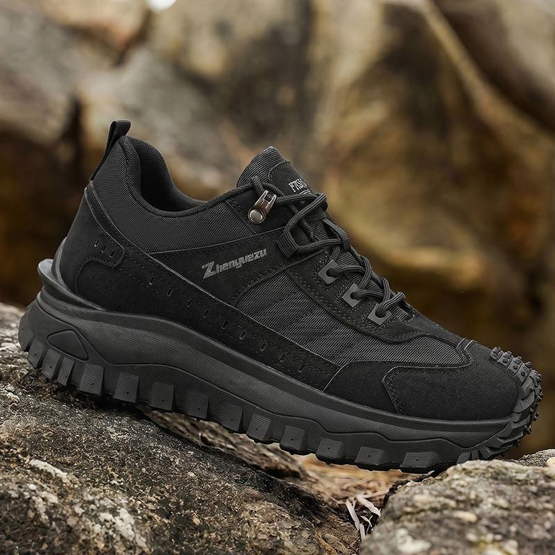 Men Plus Size Comfortable Thick Sole High Top Tactical Outdoor Hiking Martin Boots
