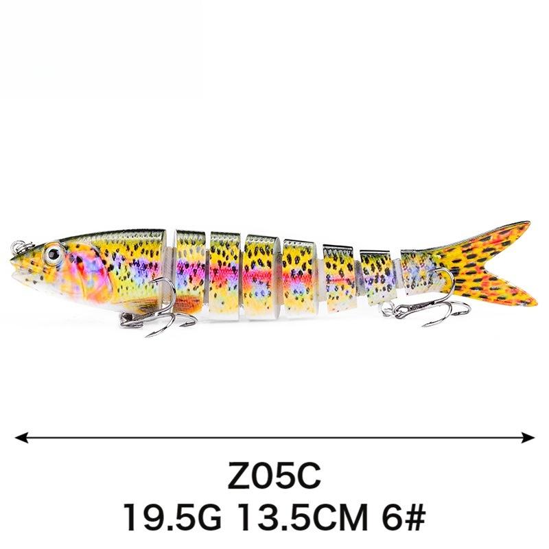 Section Luya Bait 8 Fish Freshwater Sea Fishing Bait Hard Bait Luya Bait Long Throw