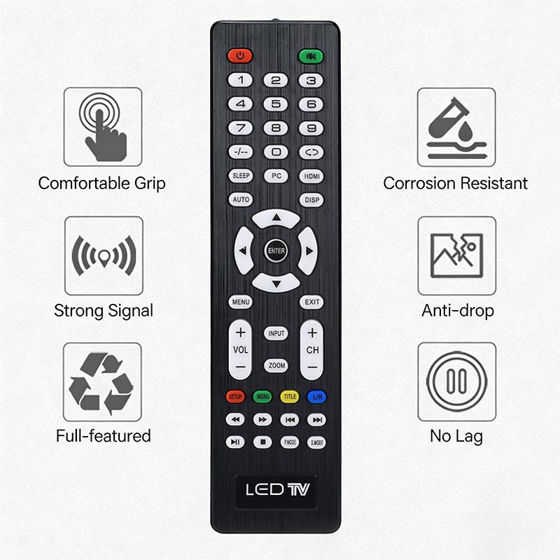 Dálkové ovládání Vhodné pro Dvb-T2 Pro Smart TV Stb HDTV Pro Smart Set Top Box Digitální dálkový ovladač s vysokým rozlišením