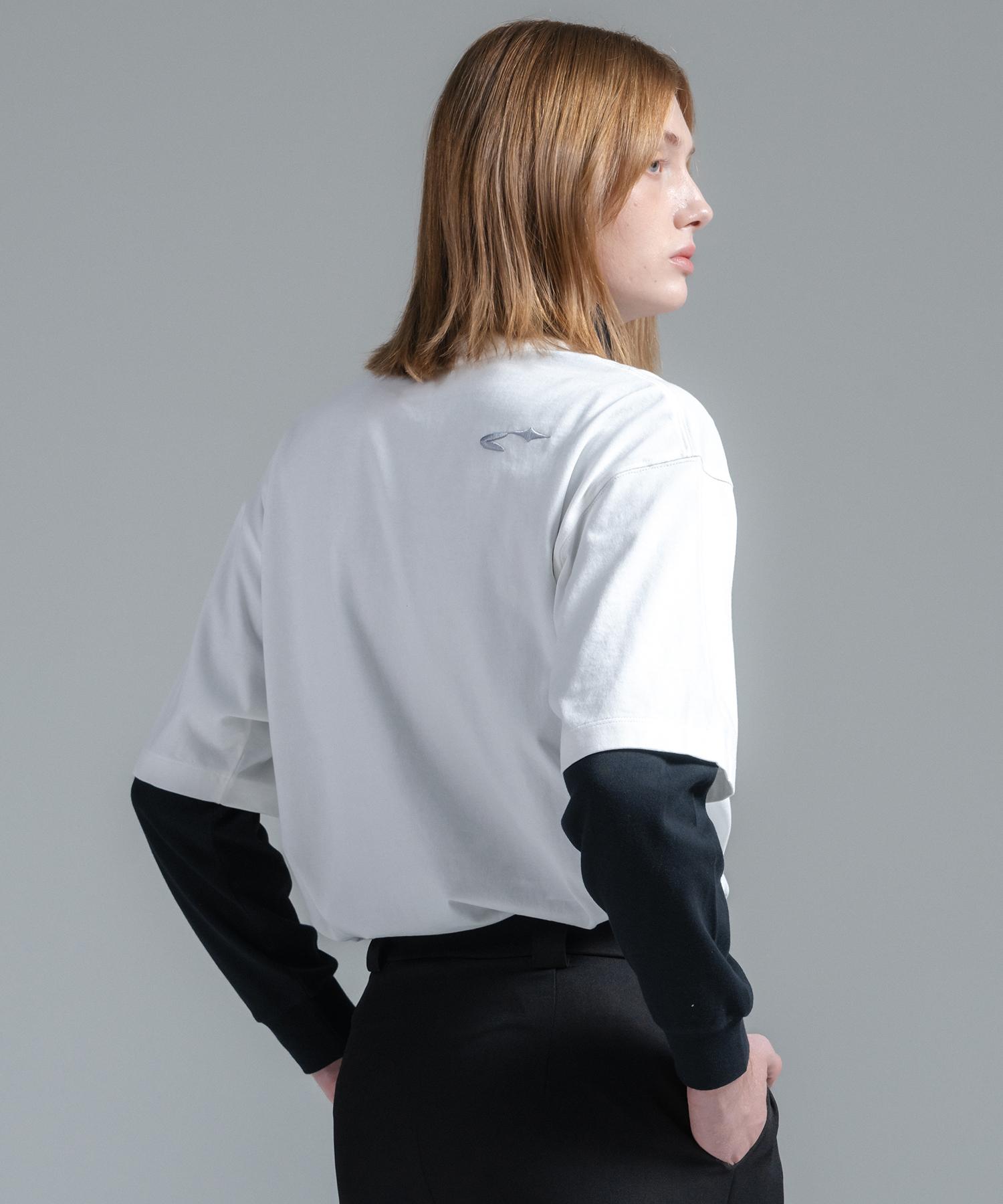 Canbats Glitter Wappen Small Logo Short Sleeve T-Shirt (White) White