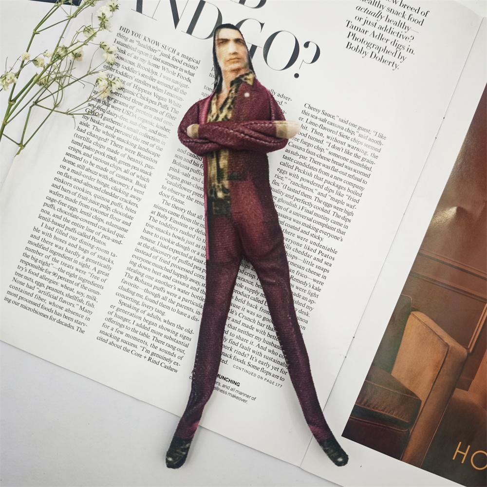 Game Yakuza Kiryu Kazuma Cosplay Plush Cotton Stuffed Dolls Mascot Slender Twistable Shape Abstract Model Room Decoration Props