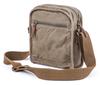 GOOTIUM Canvas Shoulder Bag, Mini Bag, Crossbody Bag, Unisex, Sports, Army Green