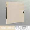 MoeTron Square Folder 50*50cm Drawing Portfolio Booklet Diamond Painting 40*40 Square Portafolio With Plastic Sleeves