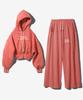 (Setup) Mwl Crop Hoodie+Snap Pants - Red