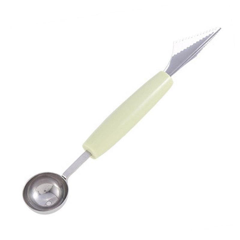 

Многофункциональный нож для нарезки фруктов, арбузный шар, мороженное, шарообразный шар, ложка, шарообразный шар, кухонные инструменты для холодных блюд, гаджеты зелёный