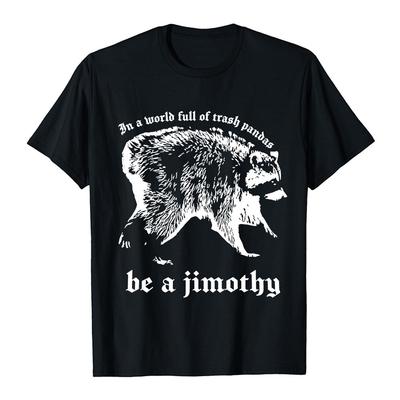 T-shirt Grafica Jimothy Il Procione Divertente Seattle Washington Meme T-shirt Comfort Colors Unisex Weirdcore T-shirt Cotone Top Estivi