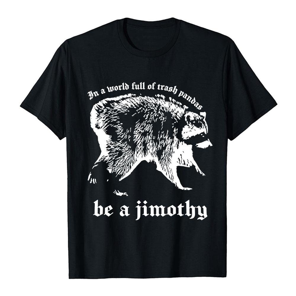 T-shirt Graphique Jimothy Le Raton Laveur T-shirts Mèmes Drôles Seattle Washington Comfort Colors Unisexe T-shirt Weirdcore Coton Hauts d'Été