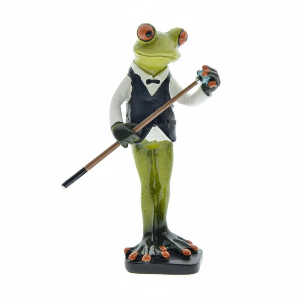 Skurrile Froschstatue Harzfigur für Wohnaccessoire Dekorative Tierskulptur