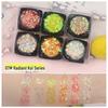 Star Glitter Gel Eyeshadow Palette with Crystal Sparkles Eyelid Patches - No Glue Needed