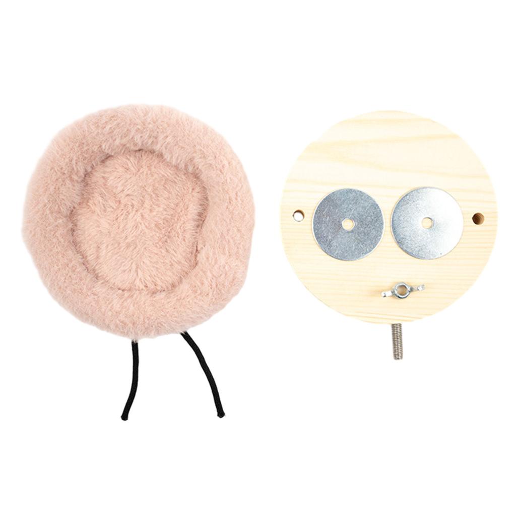Bird Nest Birdcage Plush House Standing Perch Parrots Resting Spot Windproof Parrot Nest Bird Winter House for Cockatoos