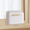 Bread Food Storage Box Counter Space Saving Rustic Organizing Sundries Container