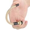 16cm Professional   Male BNC Flexible Spring   UHF for   IC V9   Ham Radio(Black )