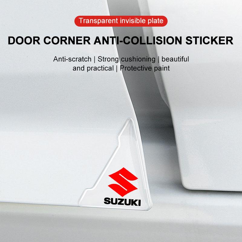 2Pc Car Door Corner Cover Anti-Scratch Protection Sticker Styling for Suzuki Jimny Samurai S-Cross SX4 GW250 Swift XL-7 ALTO IGNIS Accessories