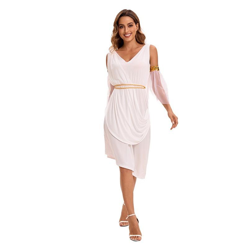 New Adult Female Muse Dress Queen Stage Drama Costume Cosplay Costume