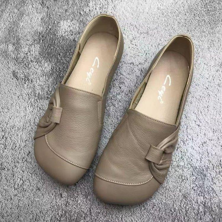 

Non-slip women s shoes flat shoes round head spring and autumn soft sole comfortable women s shoes batch 40 верблюд