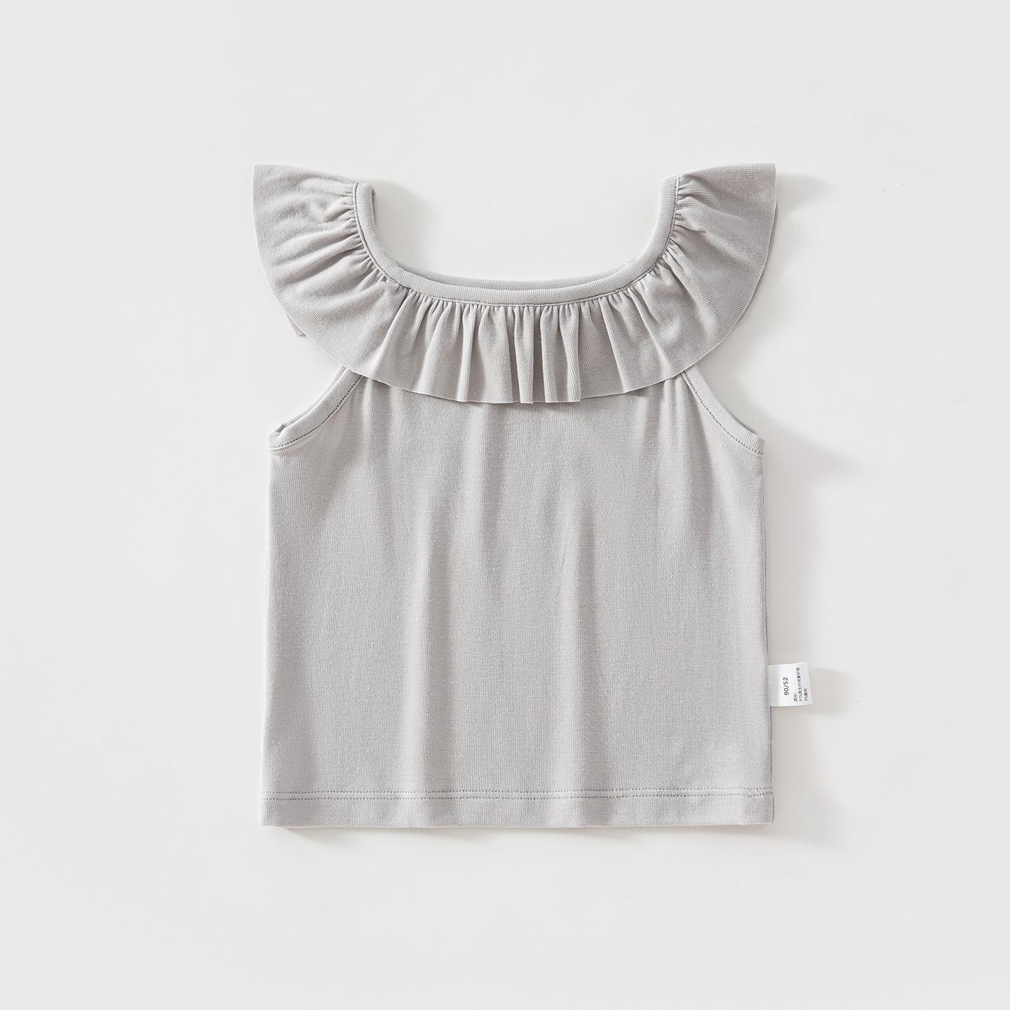 Girls Youkesi 2026 Summer Antibacterial Spaghetti Strap Sleeveless Vest Top 90 cm