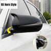 2PCS For LHD Benz E GLC S C Class W205 W213 X253 W222 W238 Car Rearview Door Side Mirror Cover Wing Cap Exterior Shell Trim ABS