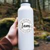 1PC I Am Affirmation Sticker | Inspirational Bible Sticker Pack For Journals And Laptops | Waterproof Sticker For Water Bottles And Cars