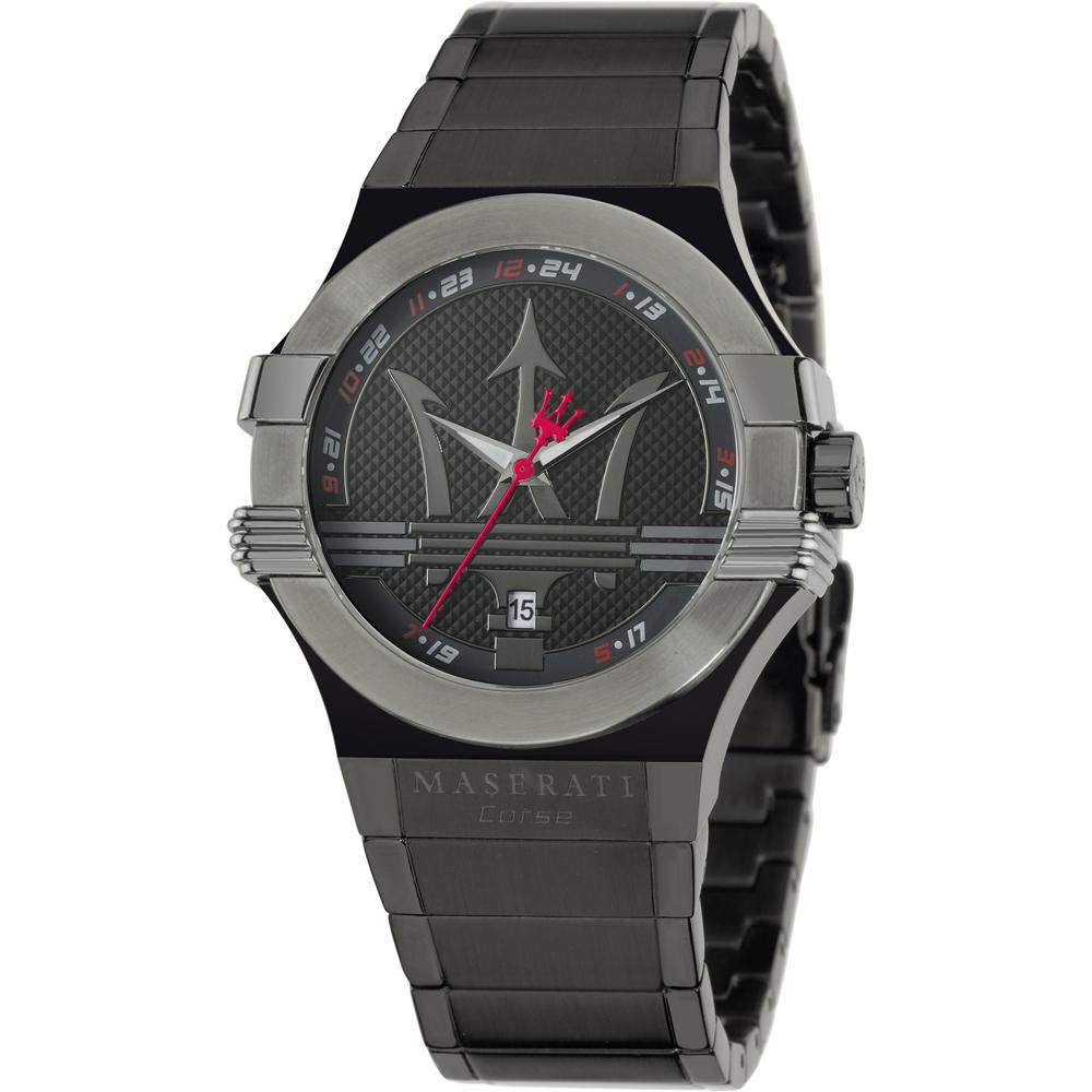Maserati Potenza Black Metal/Black Gents Quartz R8853108003 Watch чёрный