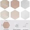 Hexagonal Soundproof Self-Adhesive Wall Panel – Noise Reduction Polyester Fiber Felt Board