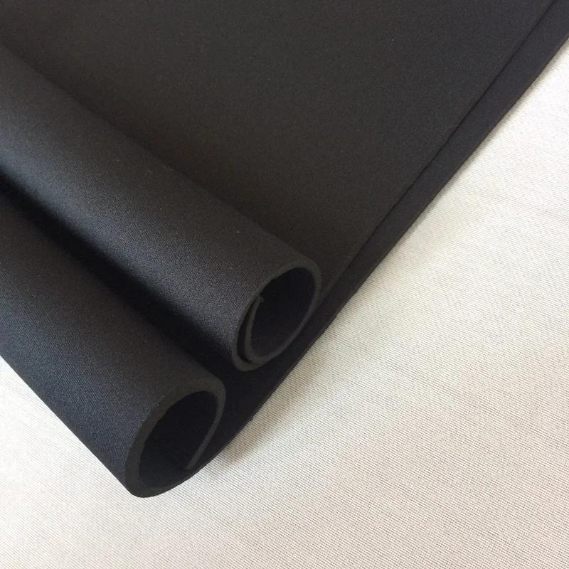 2mm Thicken Diving Foam Bonded Fabric SBR Rubber Double Side Stretch Material For Diving Shock Protection Wetsuits 50x130cm