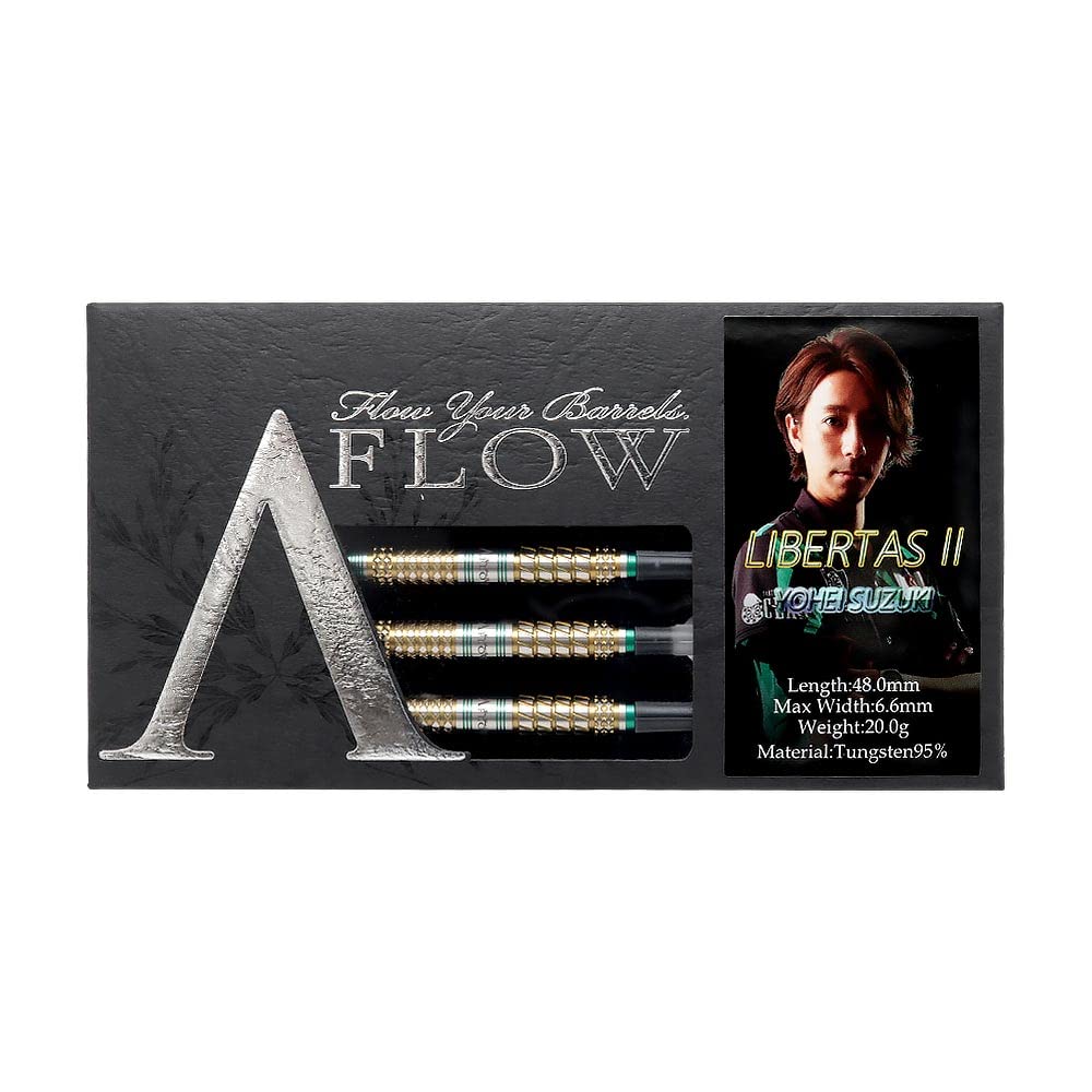 DYNASTY BLACK LINE Coated LIBERTAS2 2BA Darts Yohei Suzuki Model A-FLOW Set,