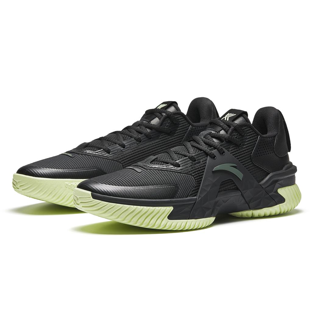 Anta Air Space 5 Night Patrol Outdoor Performance Shock Absorption Anti-Slip Wear-Resistant Low-Top Basketball Shoes Men Sneaker Black 912511606Q-1
