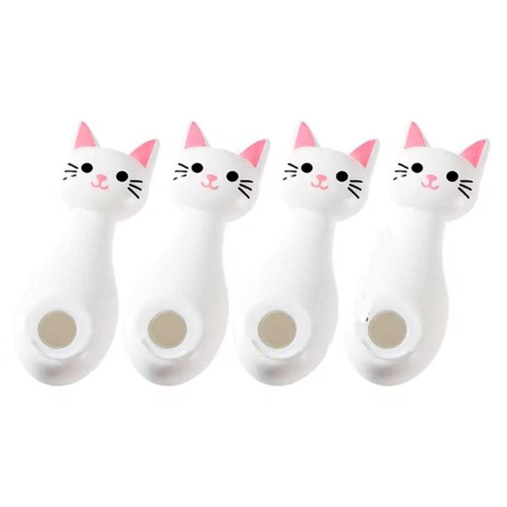 Creative Cat Magnetic Suction Hook With Strong Adhesive For Storing Air Conditioning Remote Controls And Fixing Routers