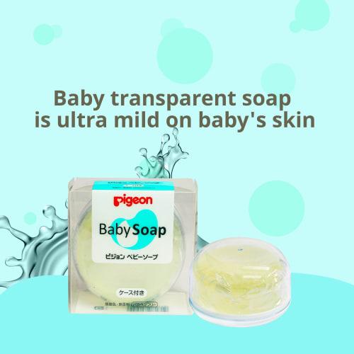 Pigeon Baby Soap 90g with Case