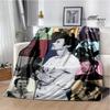 Singer H-Harry-Styles Printed Blanket Picnic Blankets Flange Warm Blanket Soft and Comfortable Blanket Bed Linings Birthday Gift