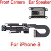 Face Front Camera With Sensor Proximity Light Microphone Flex Cable For iPhone 7 7P 8 Plus And  Ear piece Sound Speaker