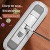 Pure Cotton Large Dust Mop for Hotels & Homes - Flat Mop for Tile Floors with Extended Cloth