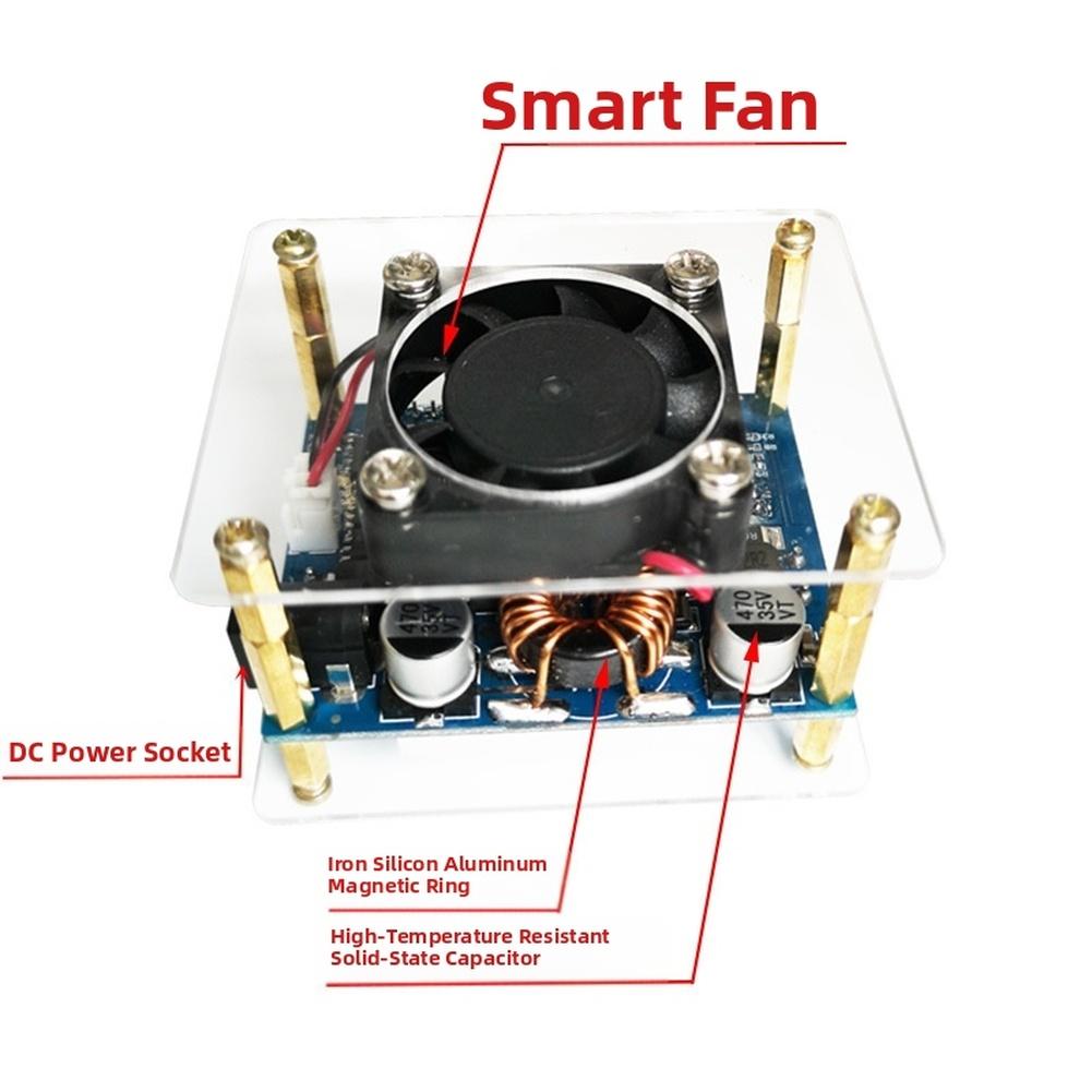 60W 6A Adjustable Step-Down Power Supply Module With LCD Display Case For Solar For Test Measurement Tool Accessory