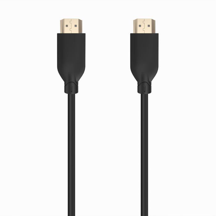 Câble HDMI V2.0 - AISENS - 2 m - Noir - Haute vitesse - Ethernet - Connecteurs en or 24 carats - Rétrocompatible