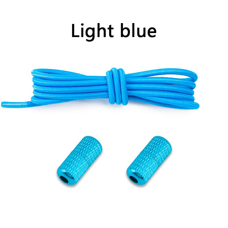 Rubber Elastic Laces No Tie Shoe Laces Shoes Round Shoelaces for Sneakers Without Ties Kids Adult Quick Shoe Lace Rubber Bands