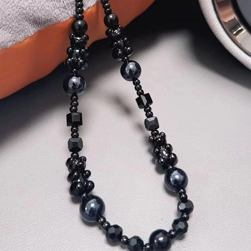 Black Teddy Bear Phone Case Chain Pendant Hanging On Wrist To Prevent The Phone Chain From Falling Off