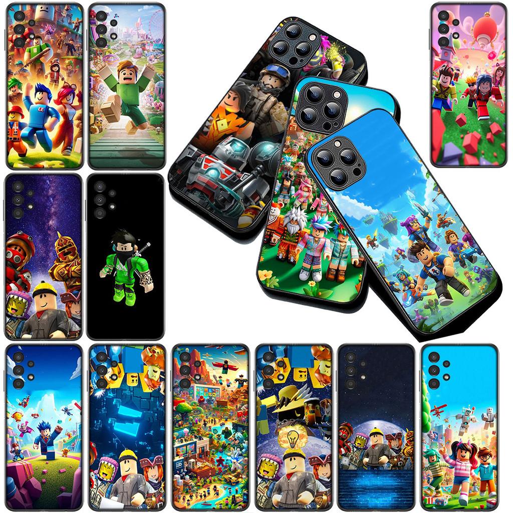 Cartoon R-Robloxs Wallpaper Phone Cover for Motorola Moto G06 G86 G57 G14 G34 G24 A54 G15 G17 Power G77 G87 Protective Case
