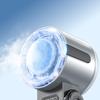 New 4000mAh Semiconductor Refrigeration Handheld Fan Turbine High-speed Violent Electric Fan Folding Neck Ice Pack Small Fan