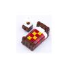 Set de Accesorios de Bloques de Construcción de Ciudad Máquina de Mahjong Consola de Juegos Muebles Sofá Cama Piano Refrigerador Juguete Mini Ladrillos Floristería
