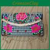 Versatile Women Ethnic National Flower Bags Handbag Purse Embroidered Clutch For Any Occasion