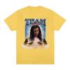 Team Jacob Team Edward Pattern Tshirt Fun Meme Short Sleeve Tshirt Womens Fashion Oversized Tshirt Street Wear
