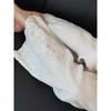 Elegante Leinen-Weiß Weite Hosen Damen Mode Stickerei Baggy Voll Längen Hosen Sommer Koreanisch Lässig Gerade Hosen