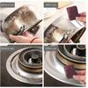 Steel Wool Soap Scrubber Pads, 20Pcs Pre-Soaped Scouring Pads, Effective and Cleansing Scouring Pads for Cleaning Pots Pans